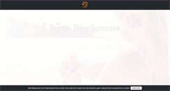 Desktop Screenshot of byronbaysuncare.com